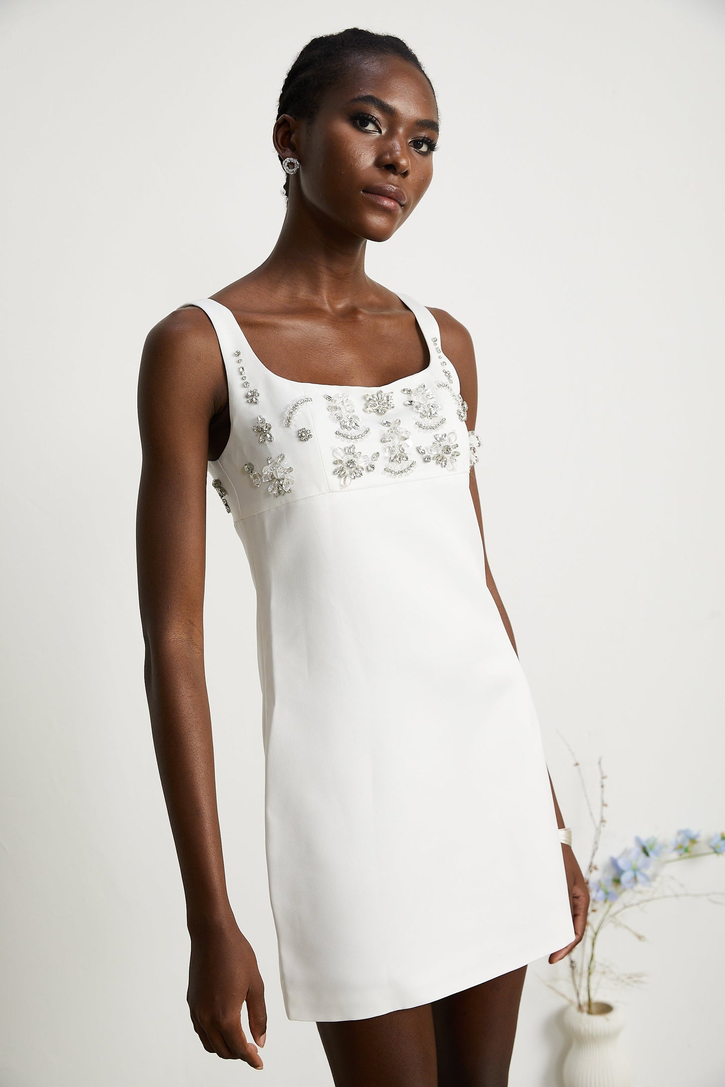 Ardelle Embellished Mini Dress