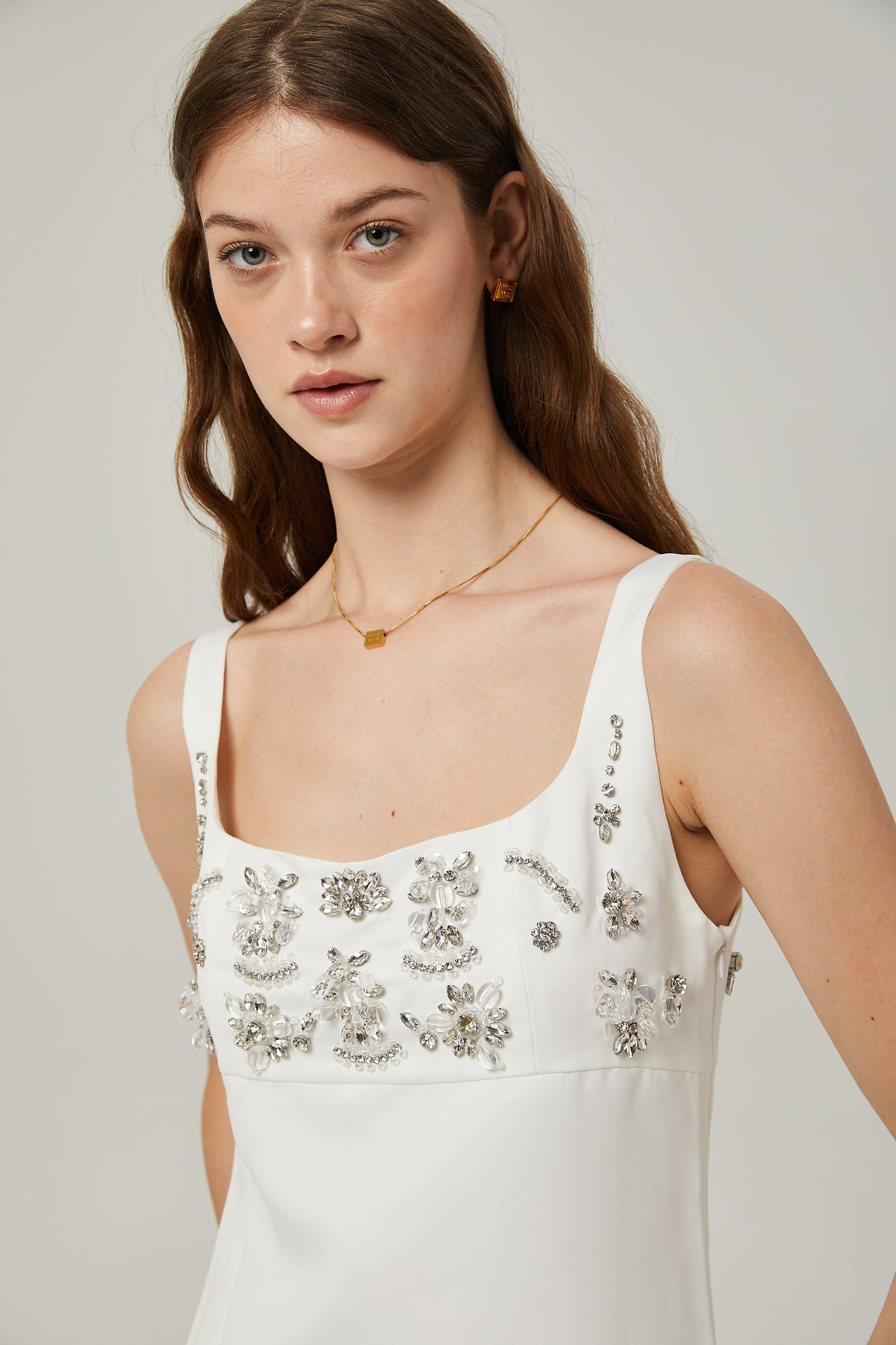 Ardelle Embellished Mini Dress