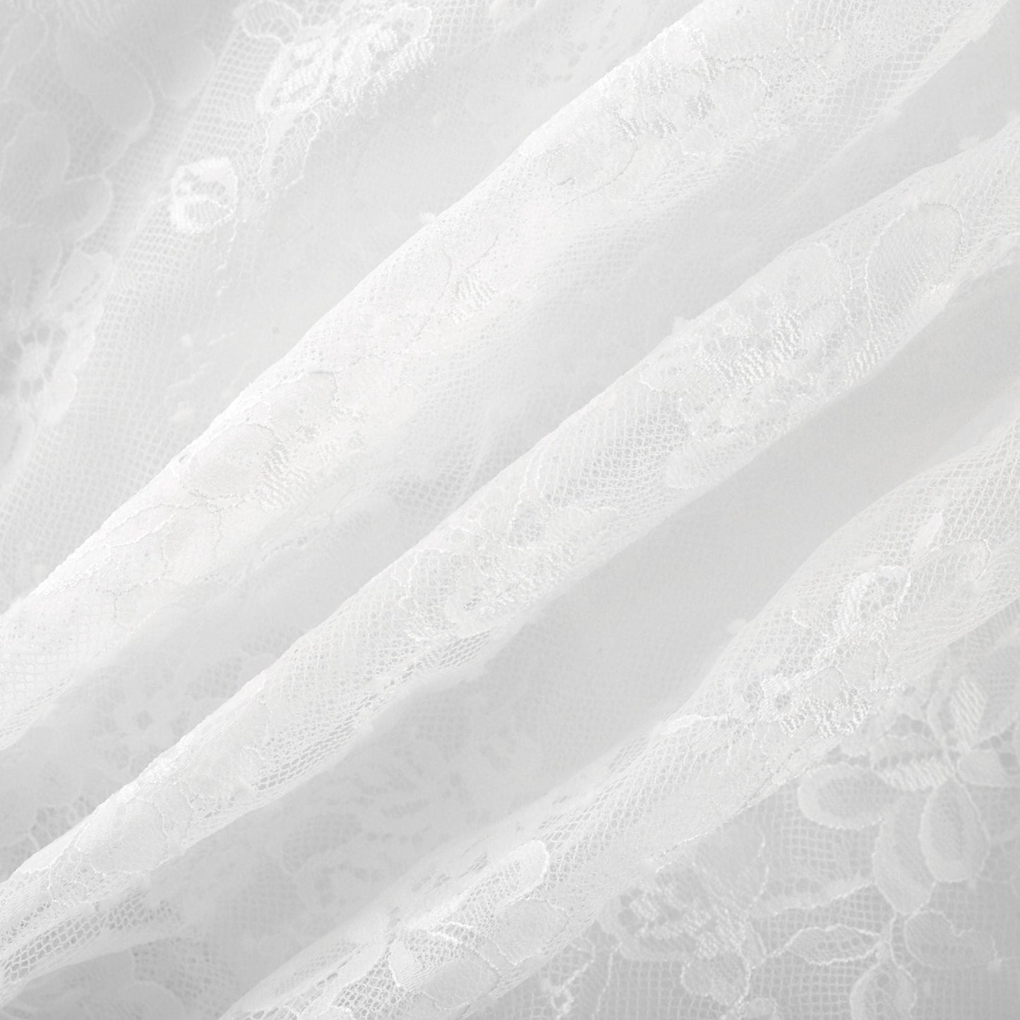 Mélisande white lace tiered maxi dress