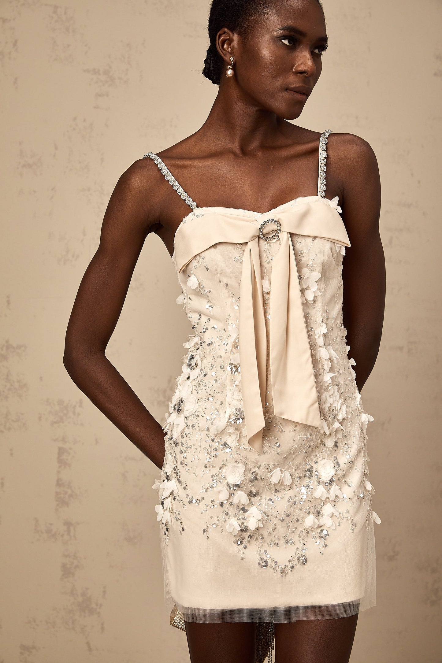 Esther sequin-embellished mini dress