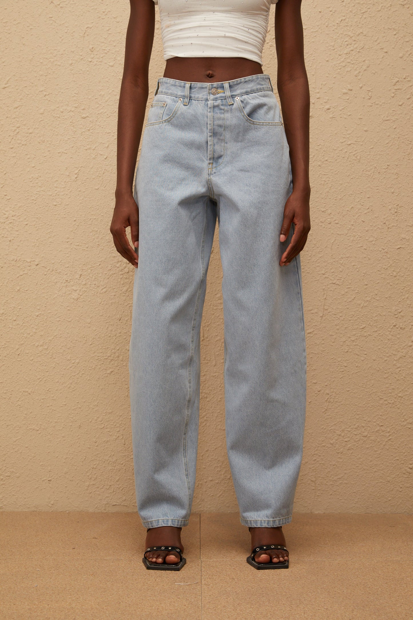 Alix Light Blue Deinm Wide Leg Jeans
