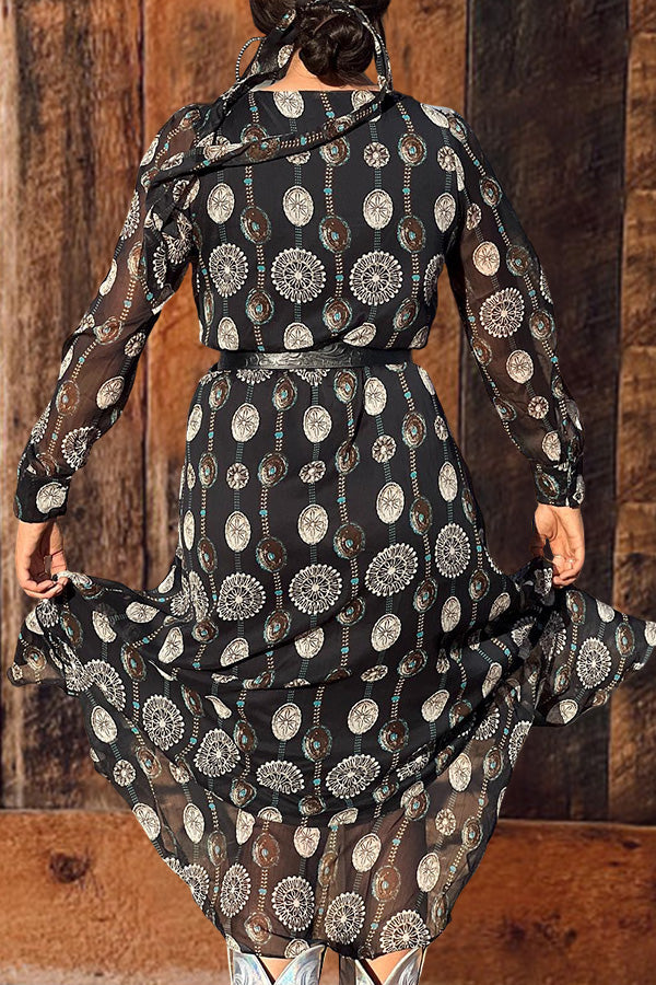 Casual Printed Dress