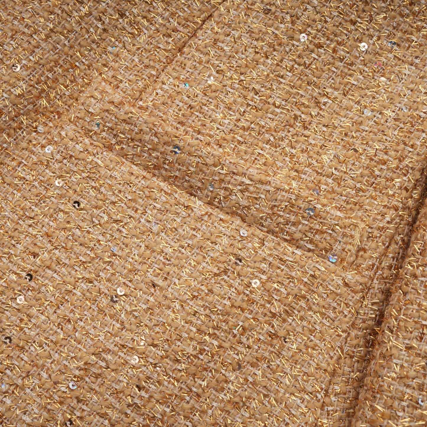 Morgane tweed long-sleeve mini dress