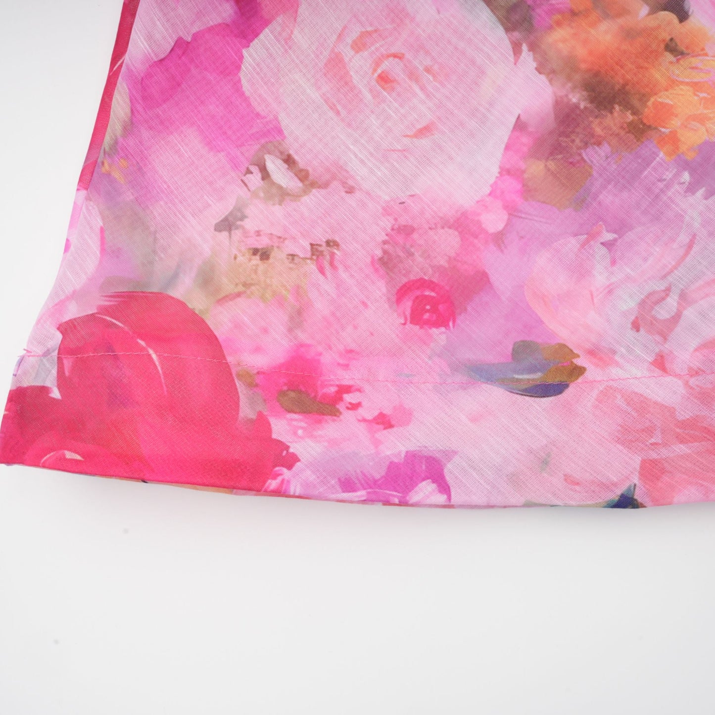 Élodie floral-print ruffled gown