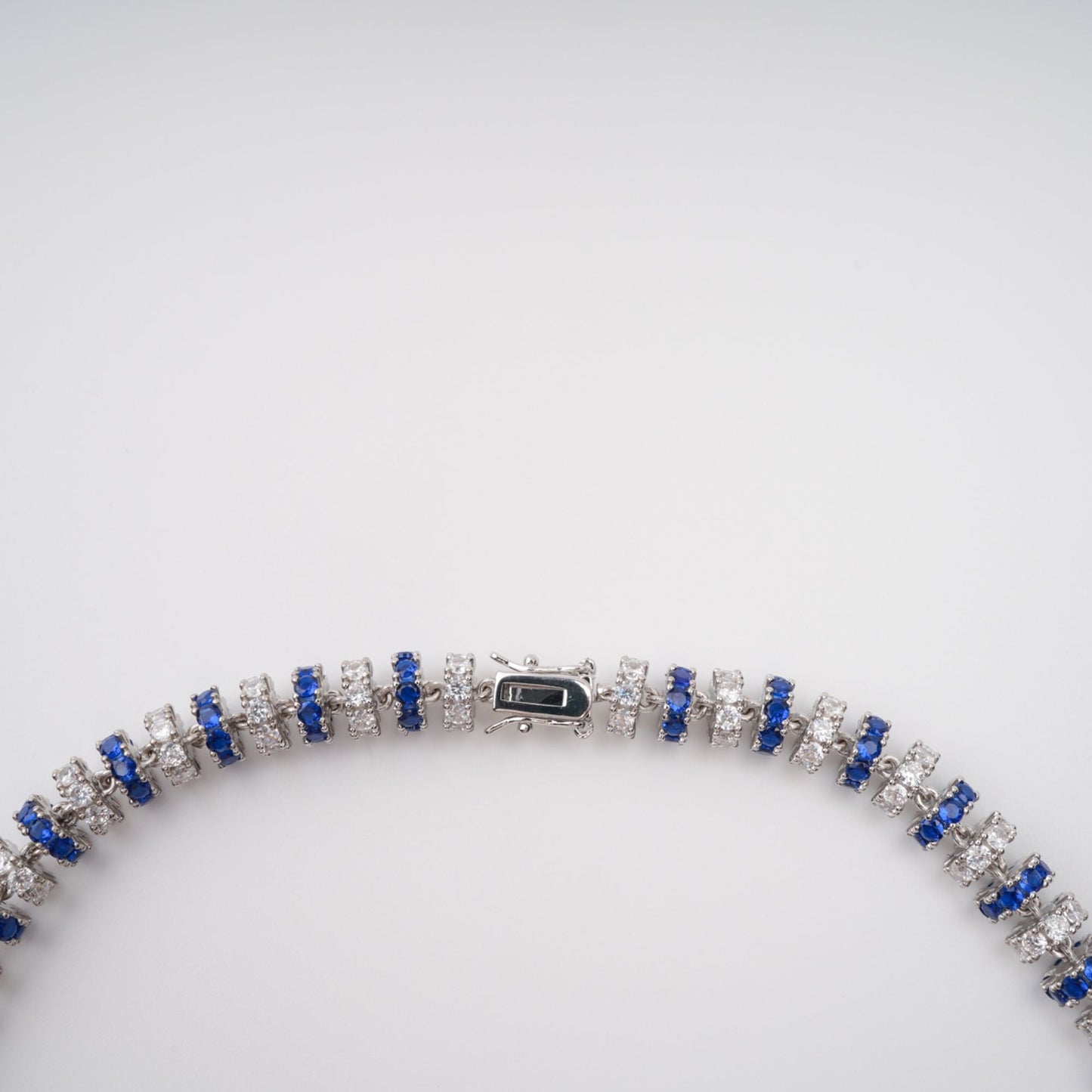 Sandrine Blue Crystal-Embellished Necklace