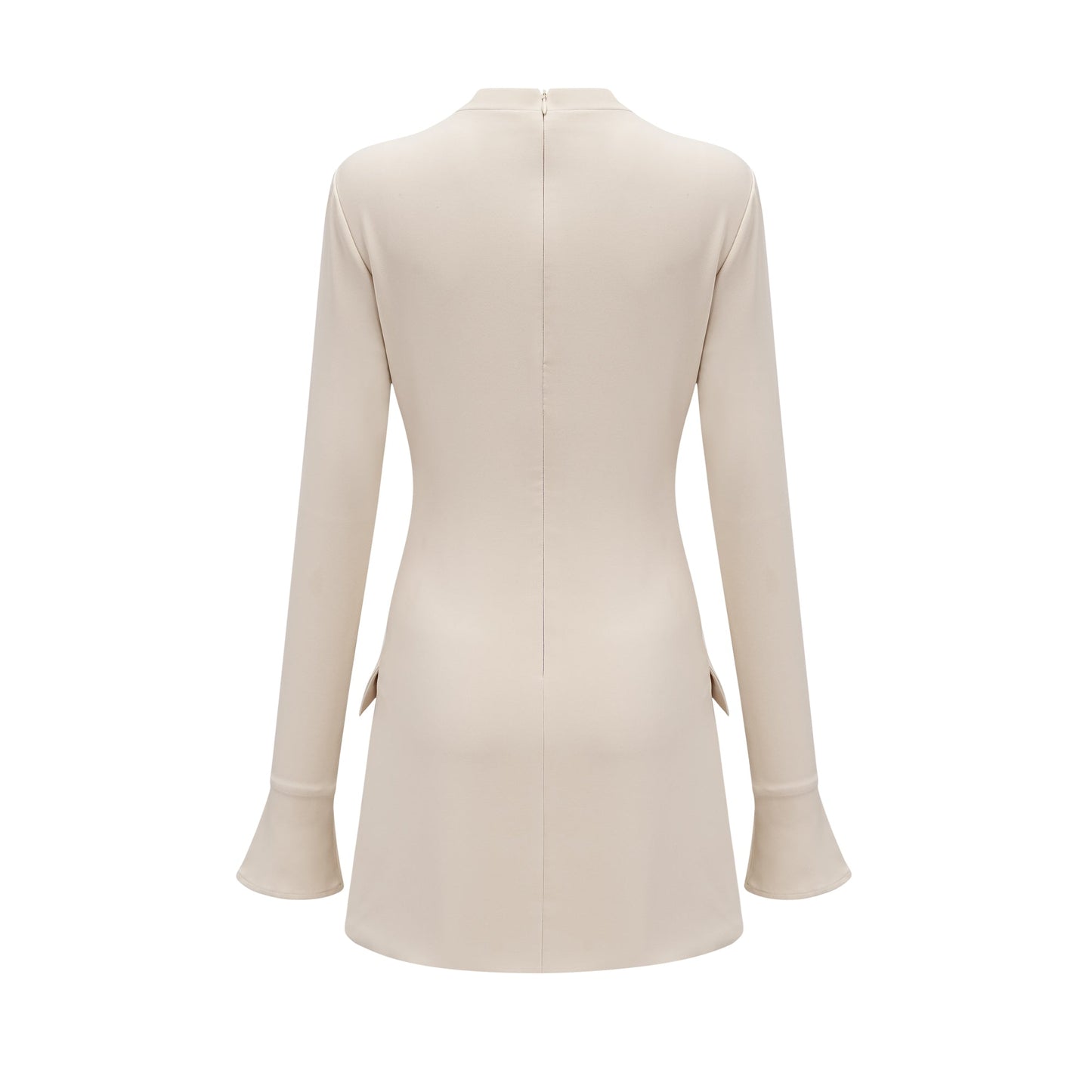 Chloé cream-white fitted mini dress
