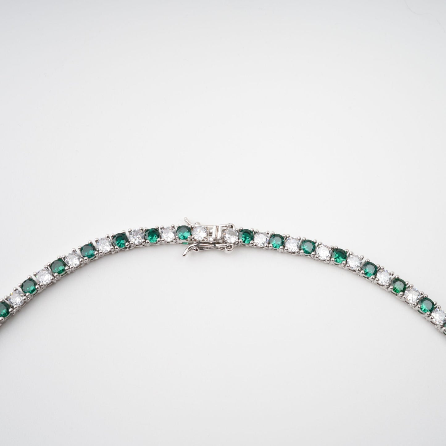 Héloïse Green Crystal Embellished Necklace