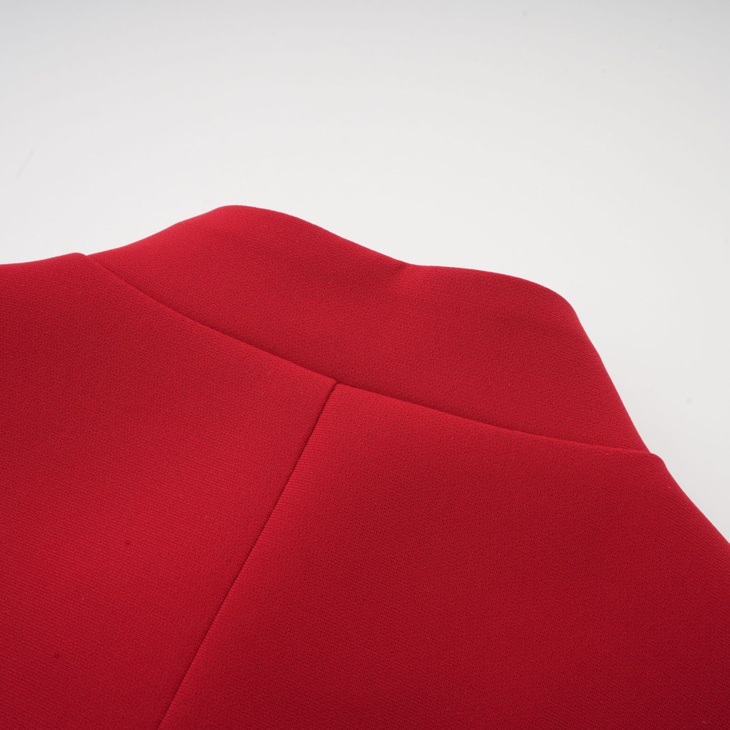Colette red pleated blouse & skirt matching set