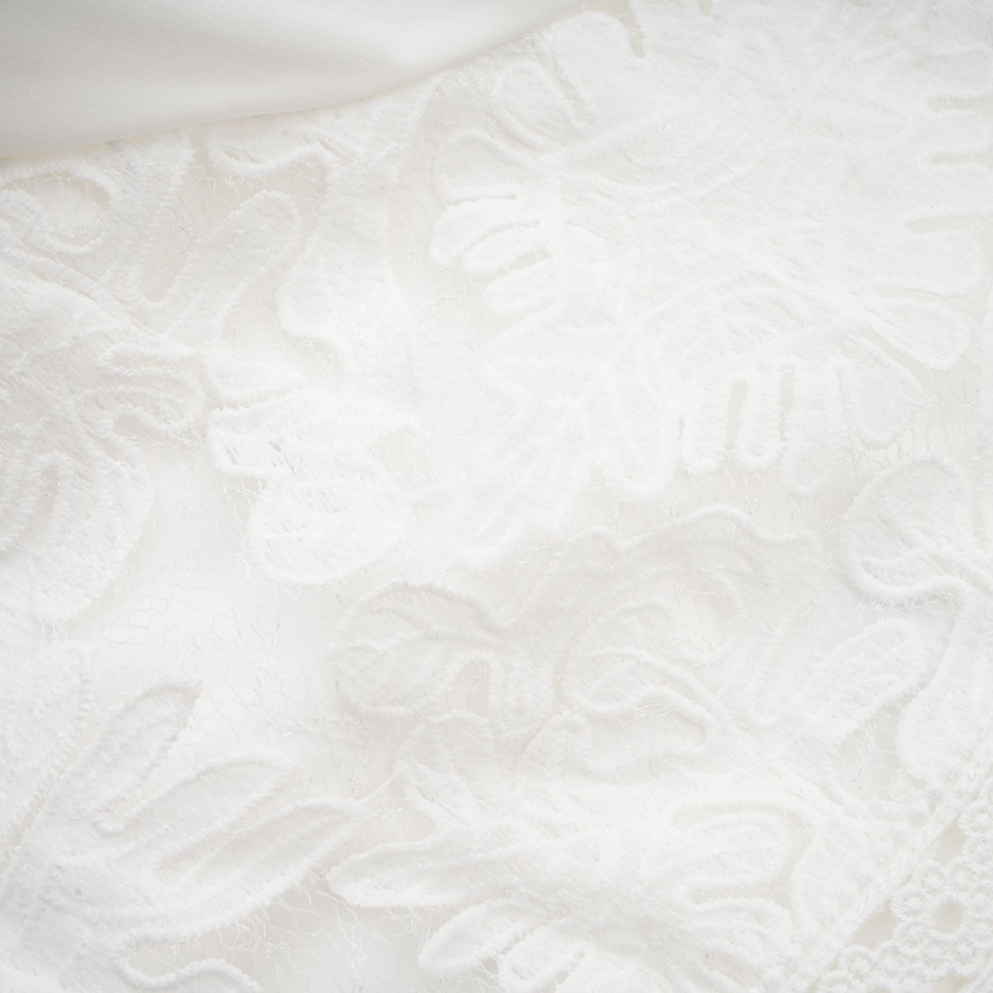 Madeleine white panelled embroidered midi dress