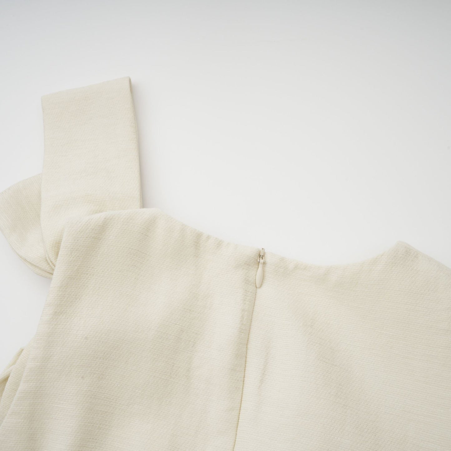 Thérèse bowknot tulle-panelling midi dress in White