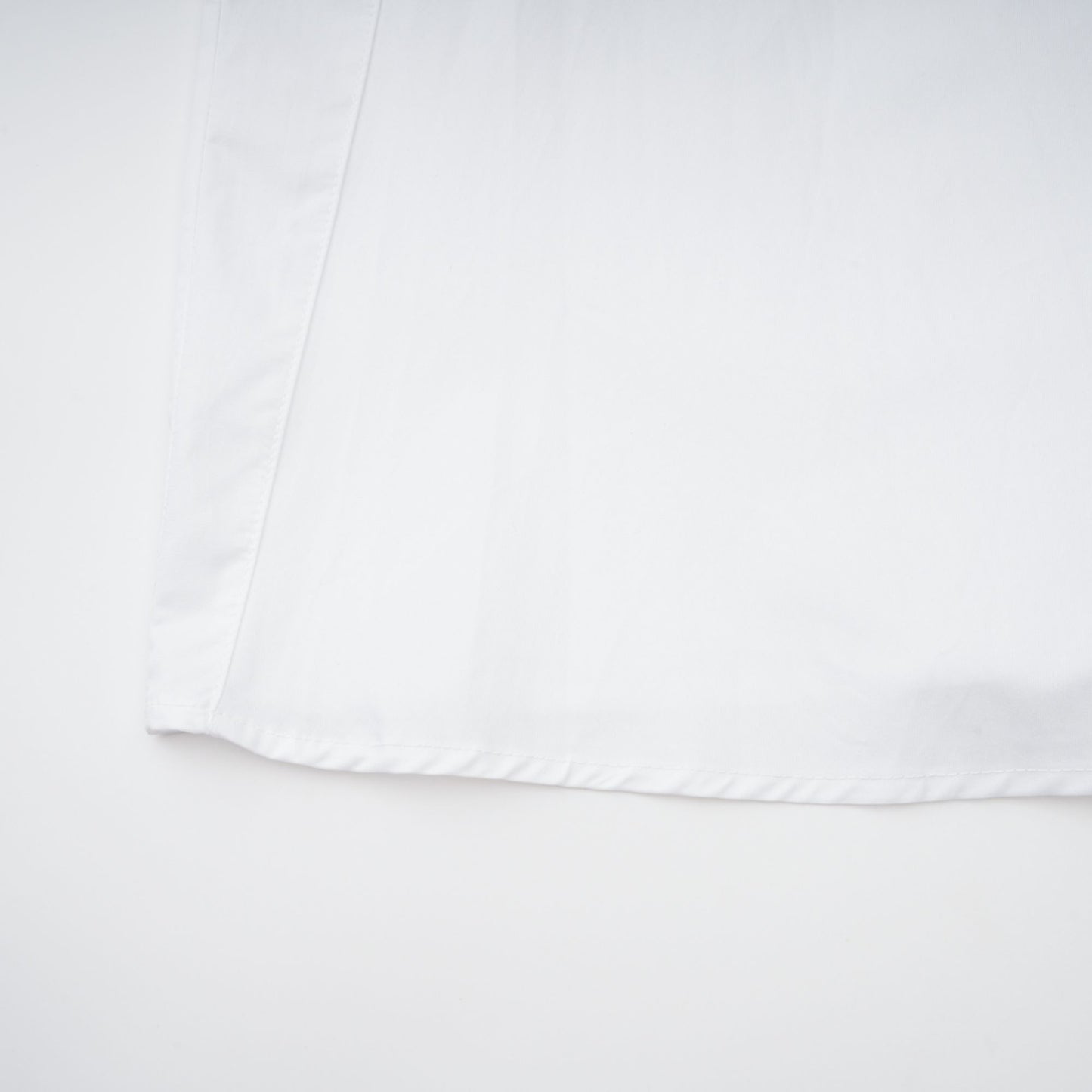 Dulcie white front-slit shirred shirt dress