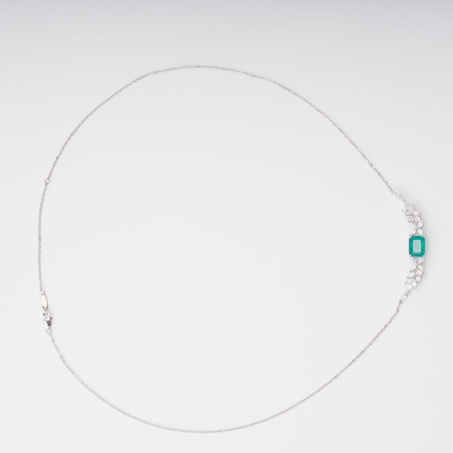 Hilja Green Wing Pendant Sterling Silver Necklace