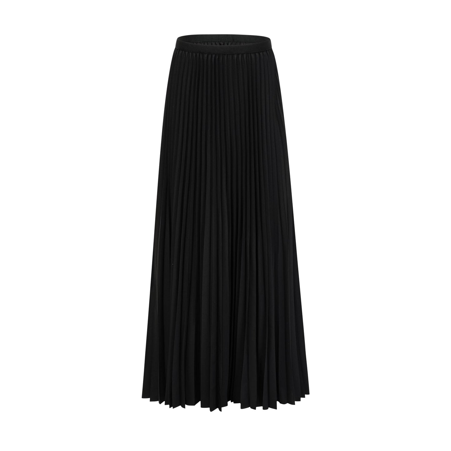 Dextard black gilded creased top & skirt matching set