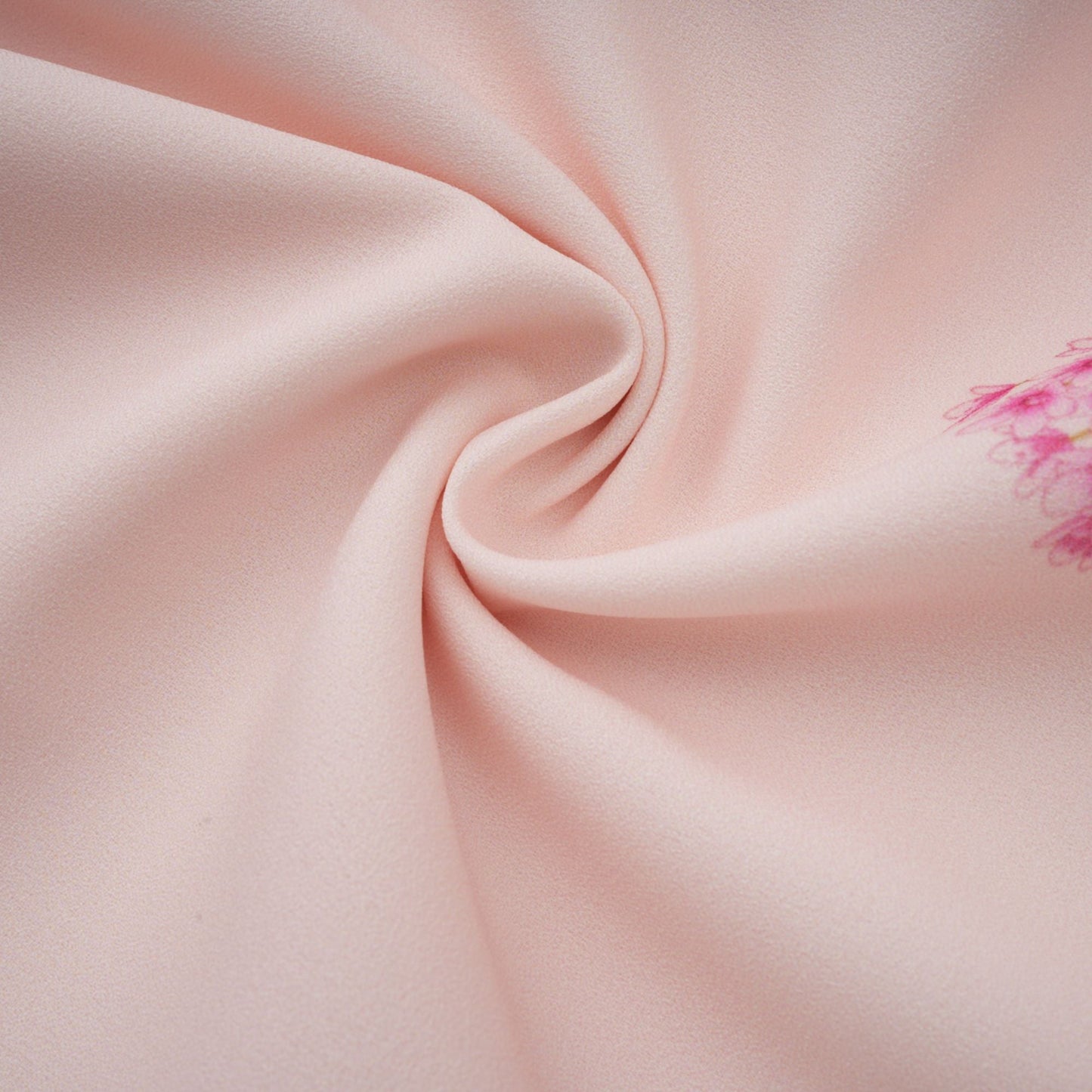 Yvette pink floral-print midi dress