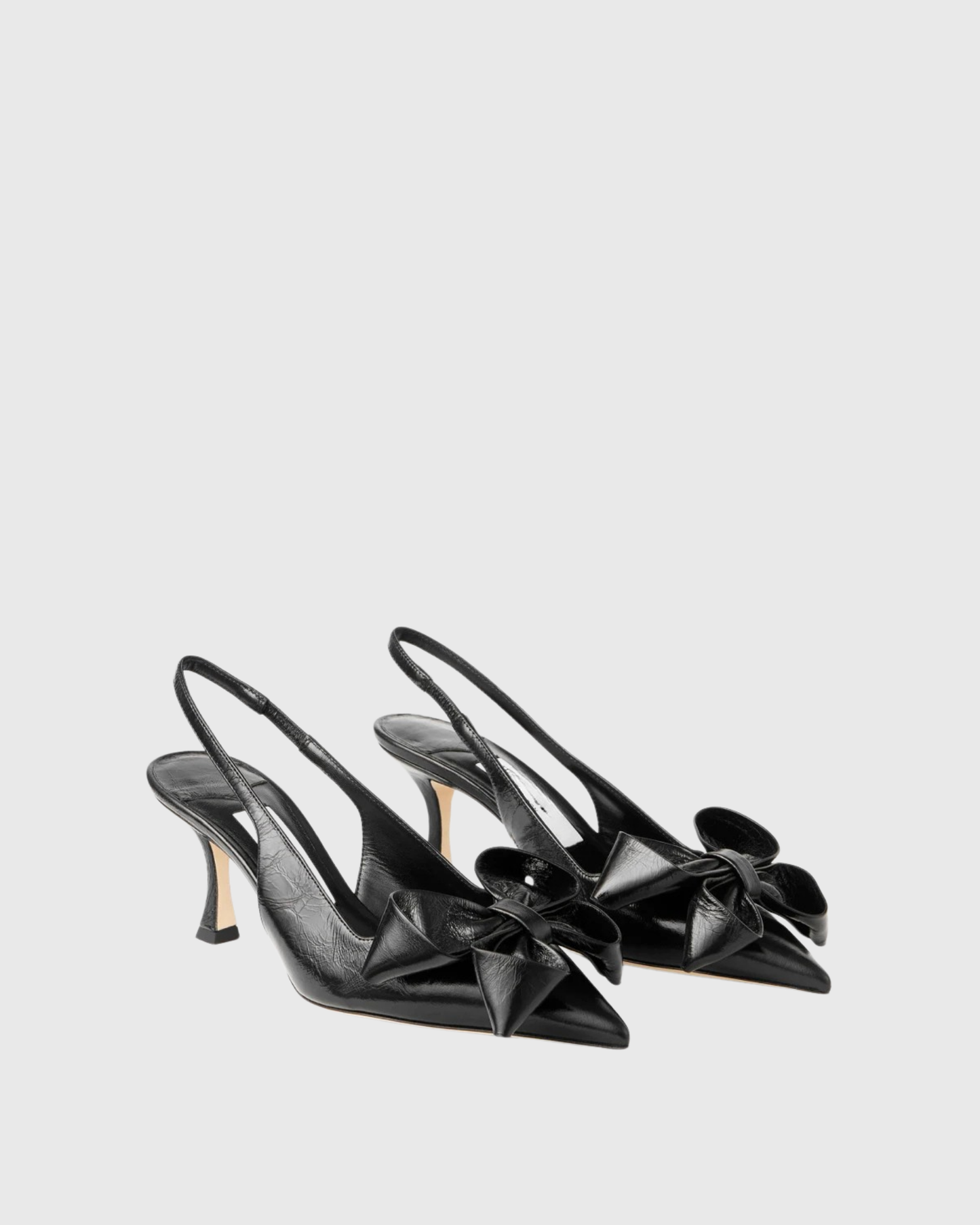 Flo Flower Slingback Pumps In Black