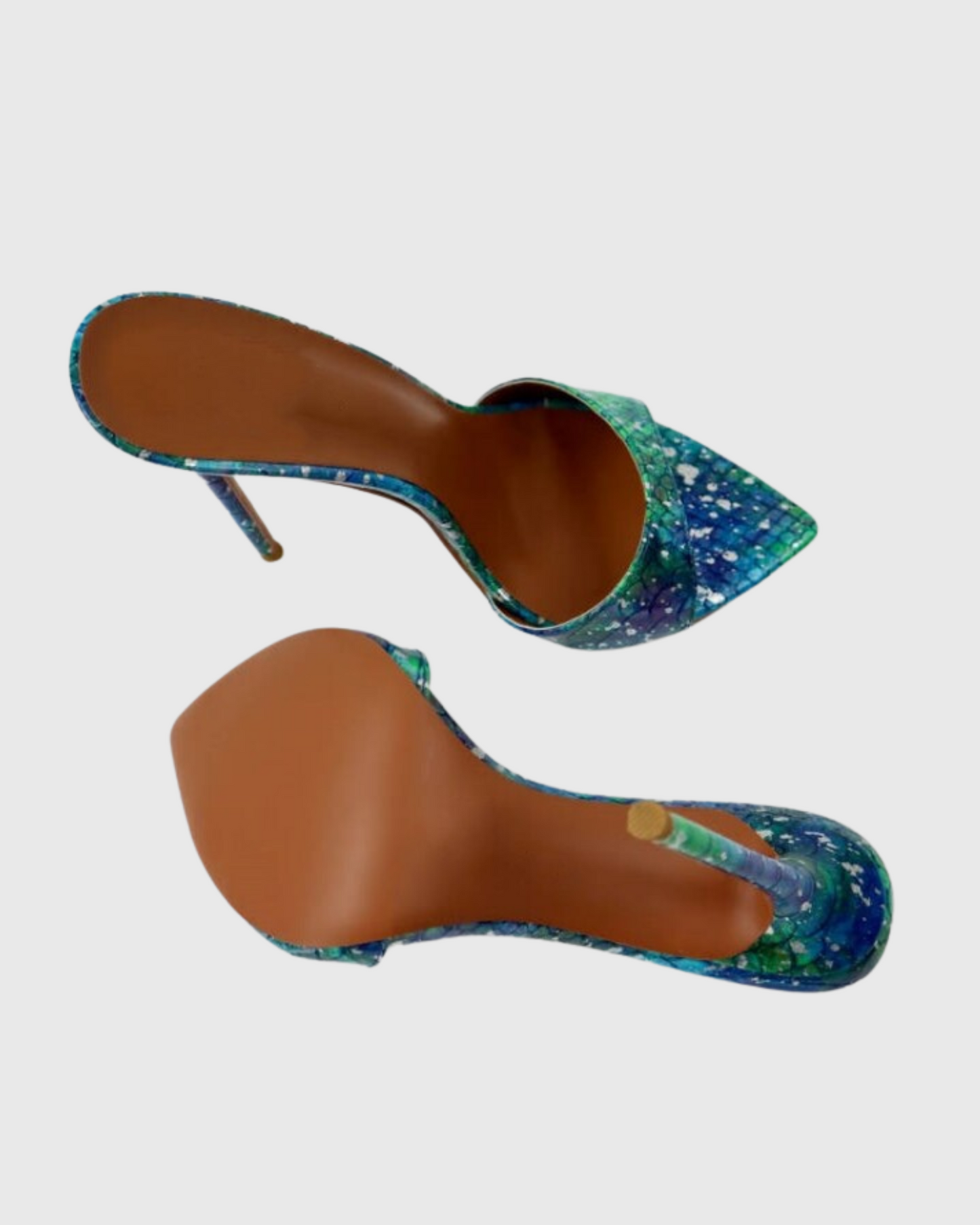 Mel Starry Snake Print Slippers