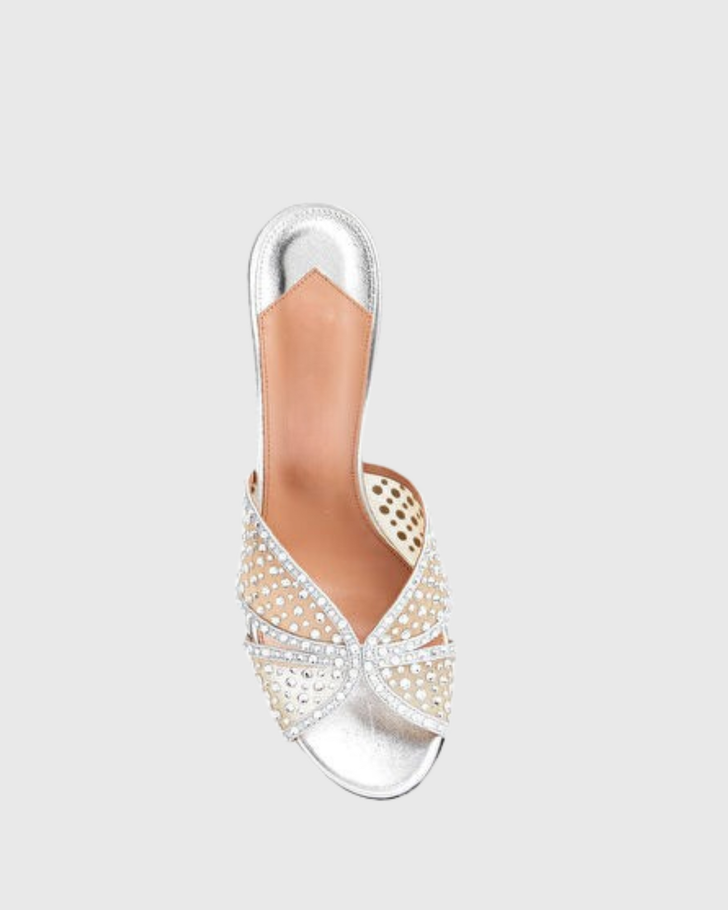 Natalina Rhinestone Cross Slippers