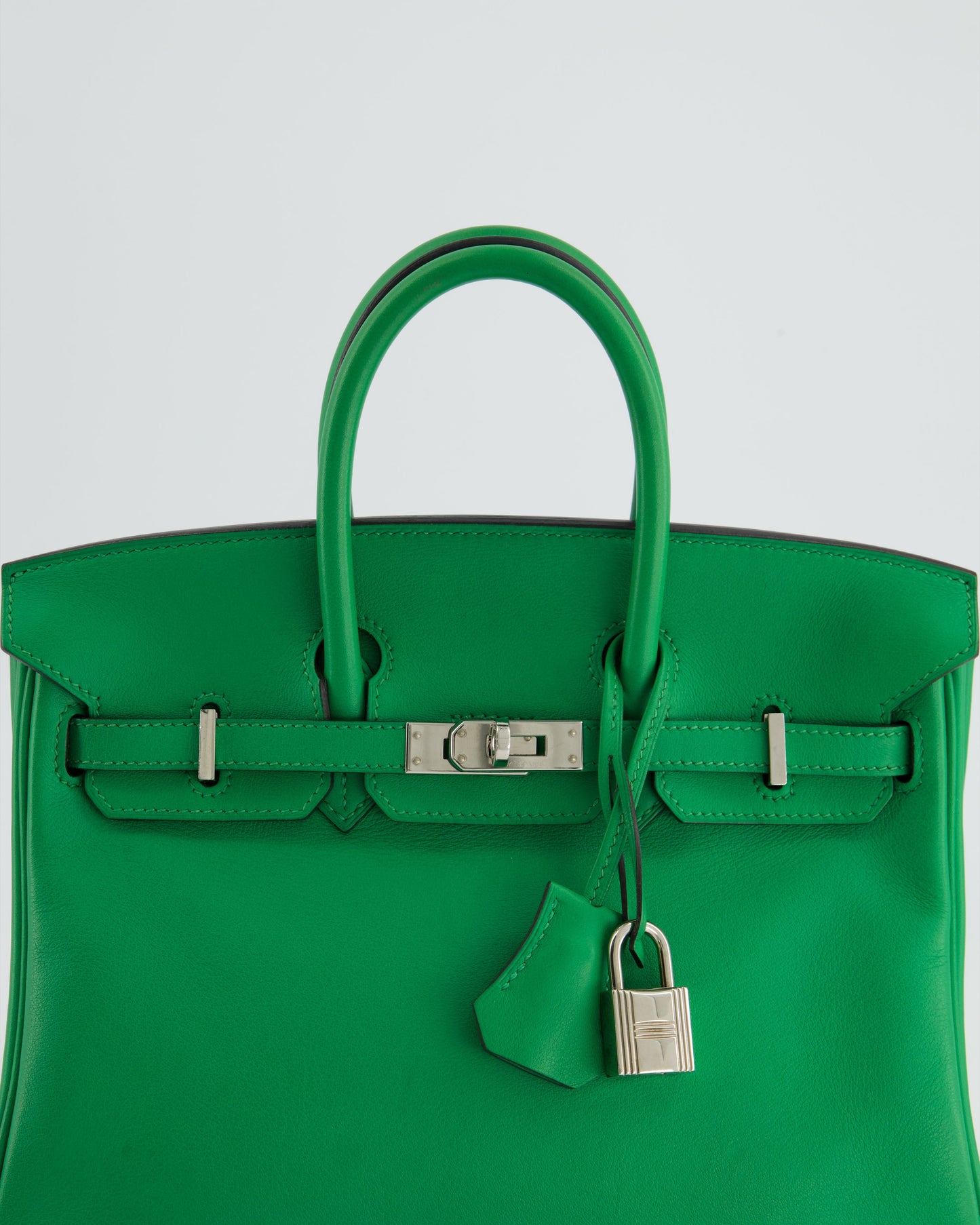 *FIRE PRICE* Hermès Birkin Bag 25cm Bamboo in Swift Leather with Palladium Hardware Bag