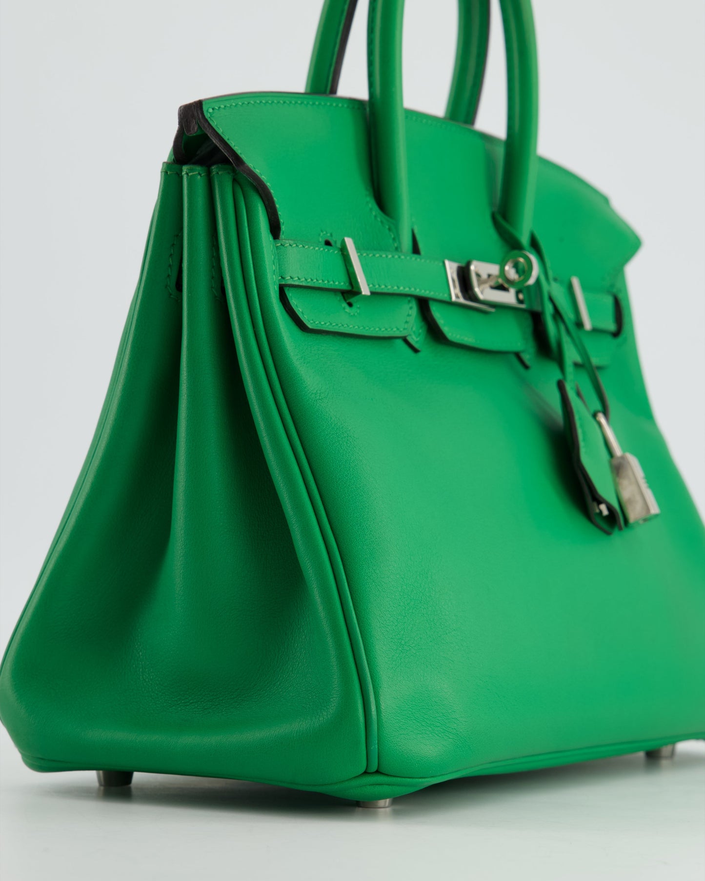 *FIRE PRICE* Hermès Birkin Bag 25cm Bamboo in Swift Leather with Palladium Hardware Bag