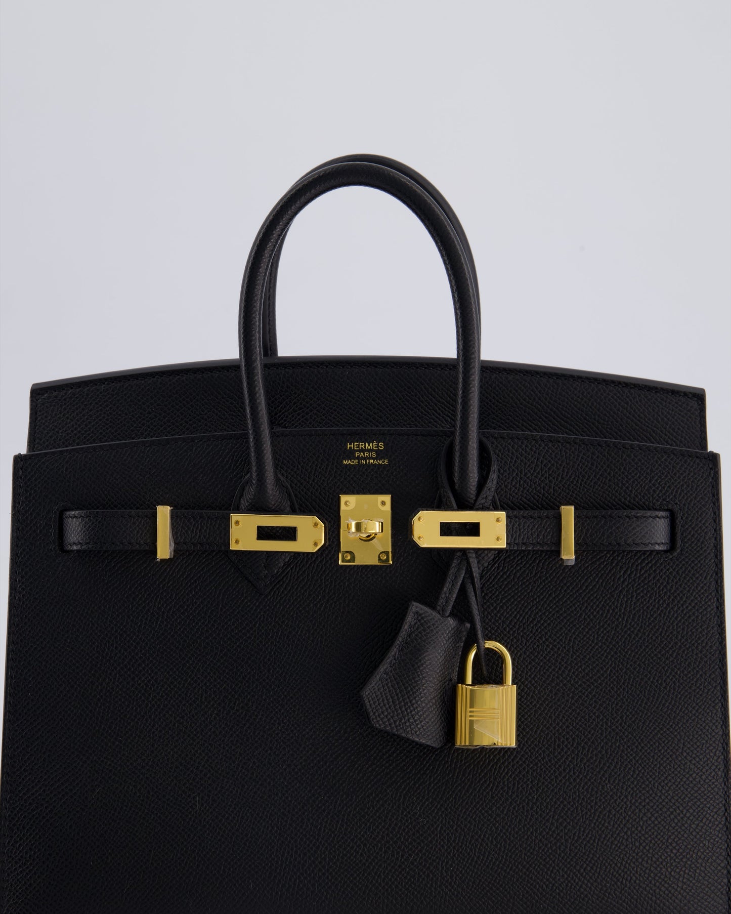 *HOLY GRAIL* Hermès Birkin 25cm Bag in Noir Epsom Leather with Gold Hardware