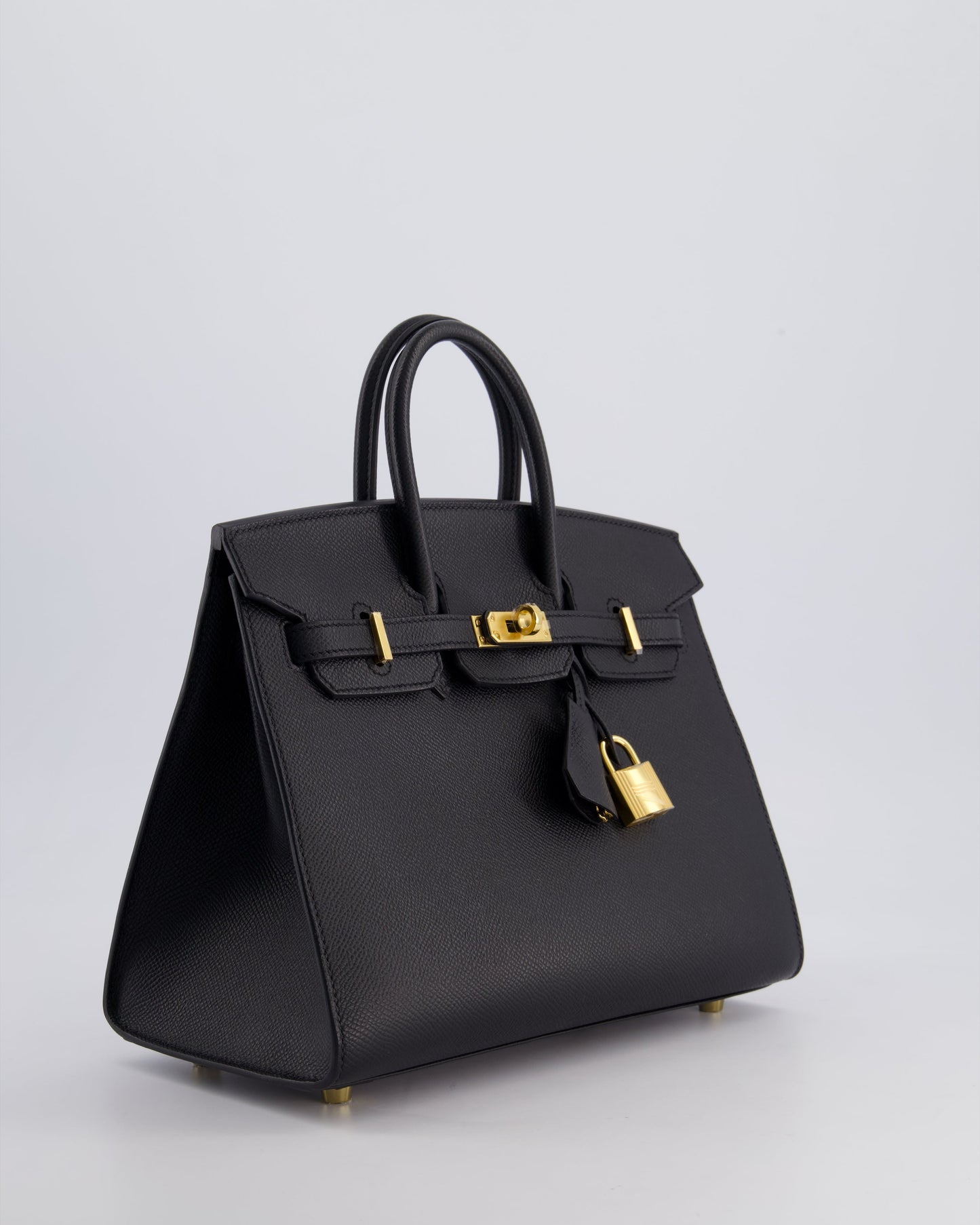 *HOLY GRAIL* Hermès Birkin 25cm Bag in Noir Epsom Leather with Gold Hardware