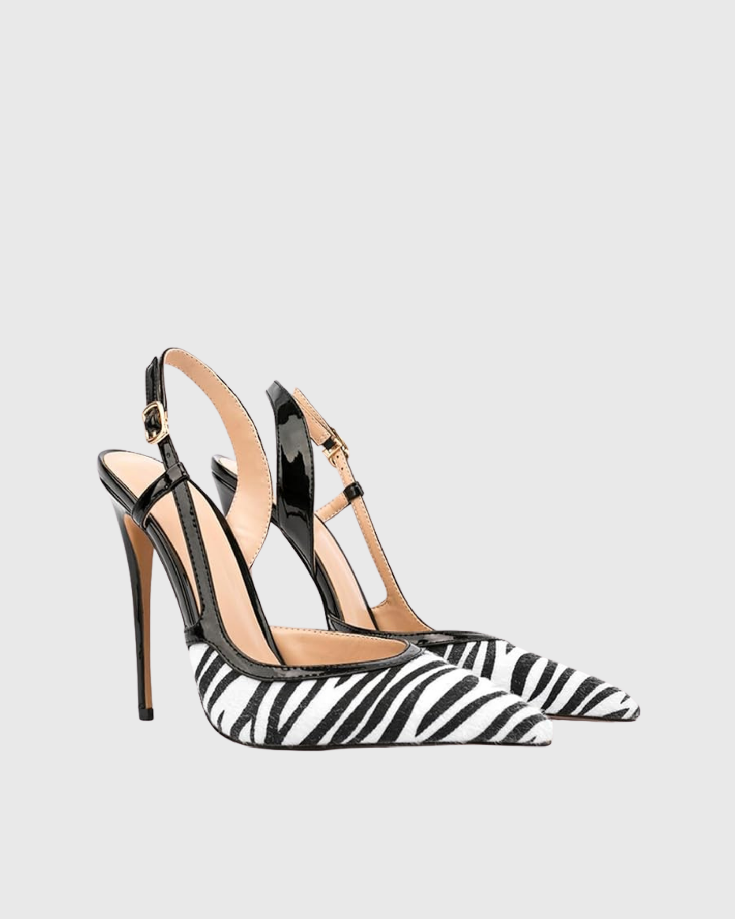 Ruby Zebra Print Slingback Pumps