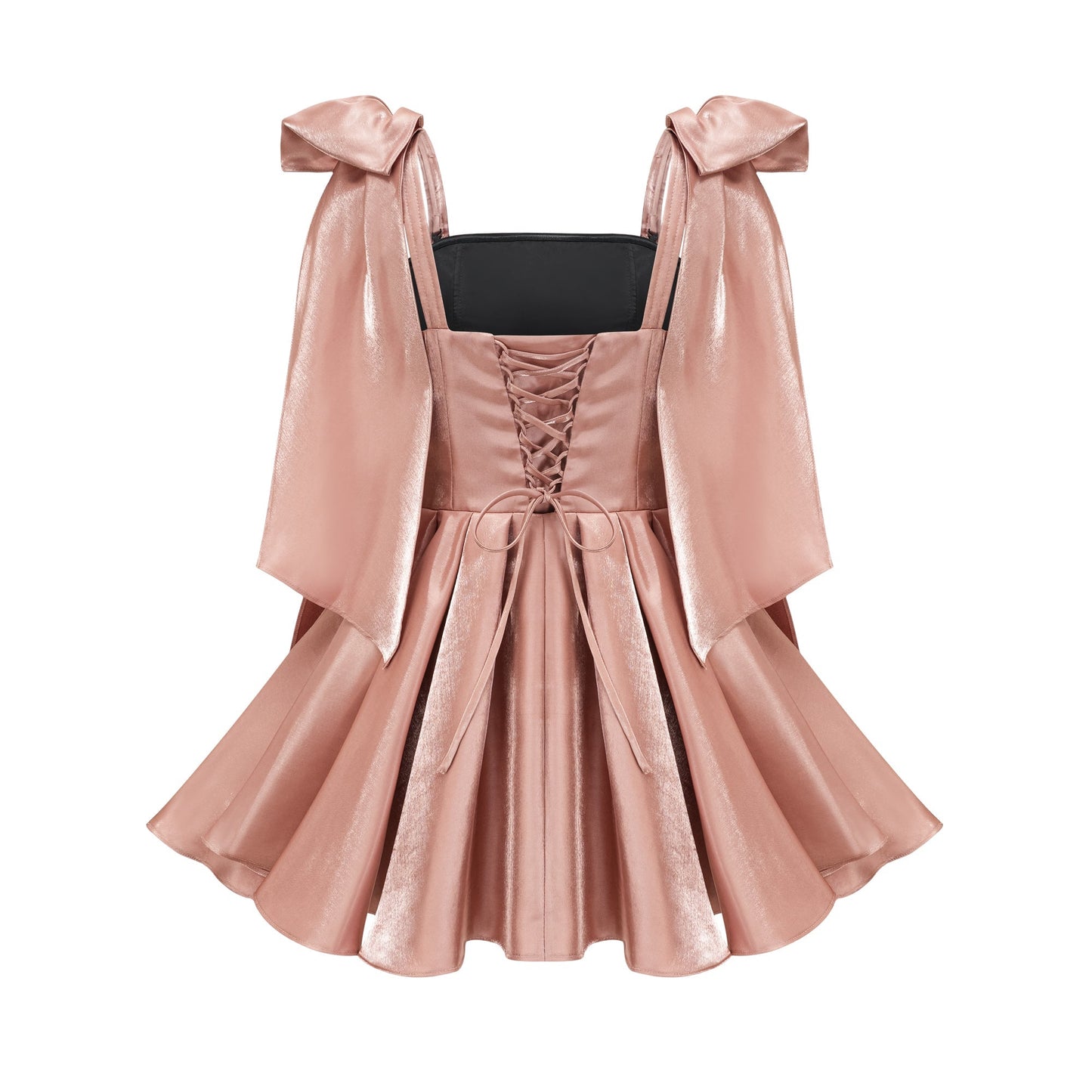 Catiana bow-detail flared dress