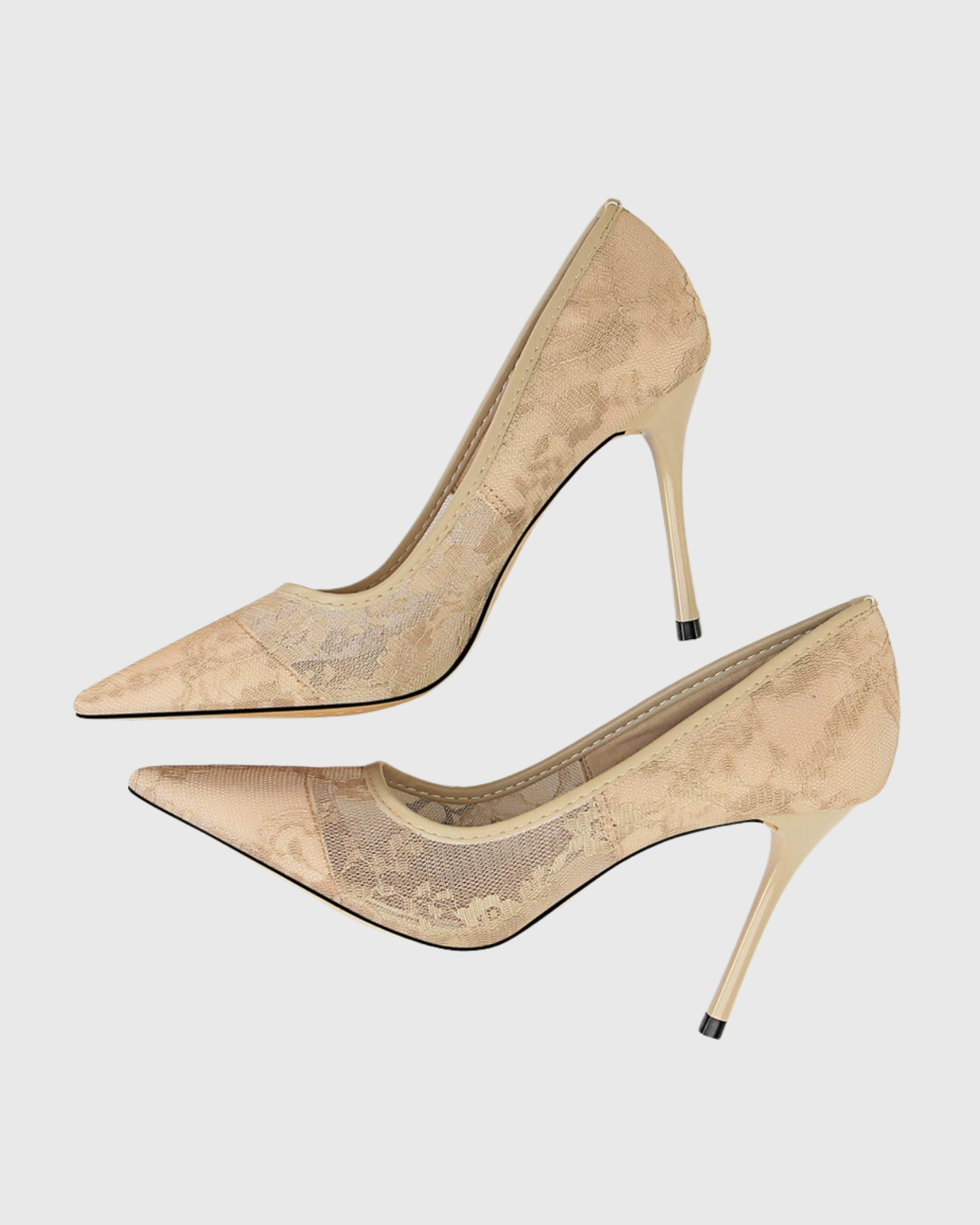 Saidi Lace Pumps In Beige