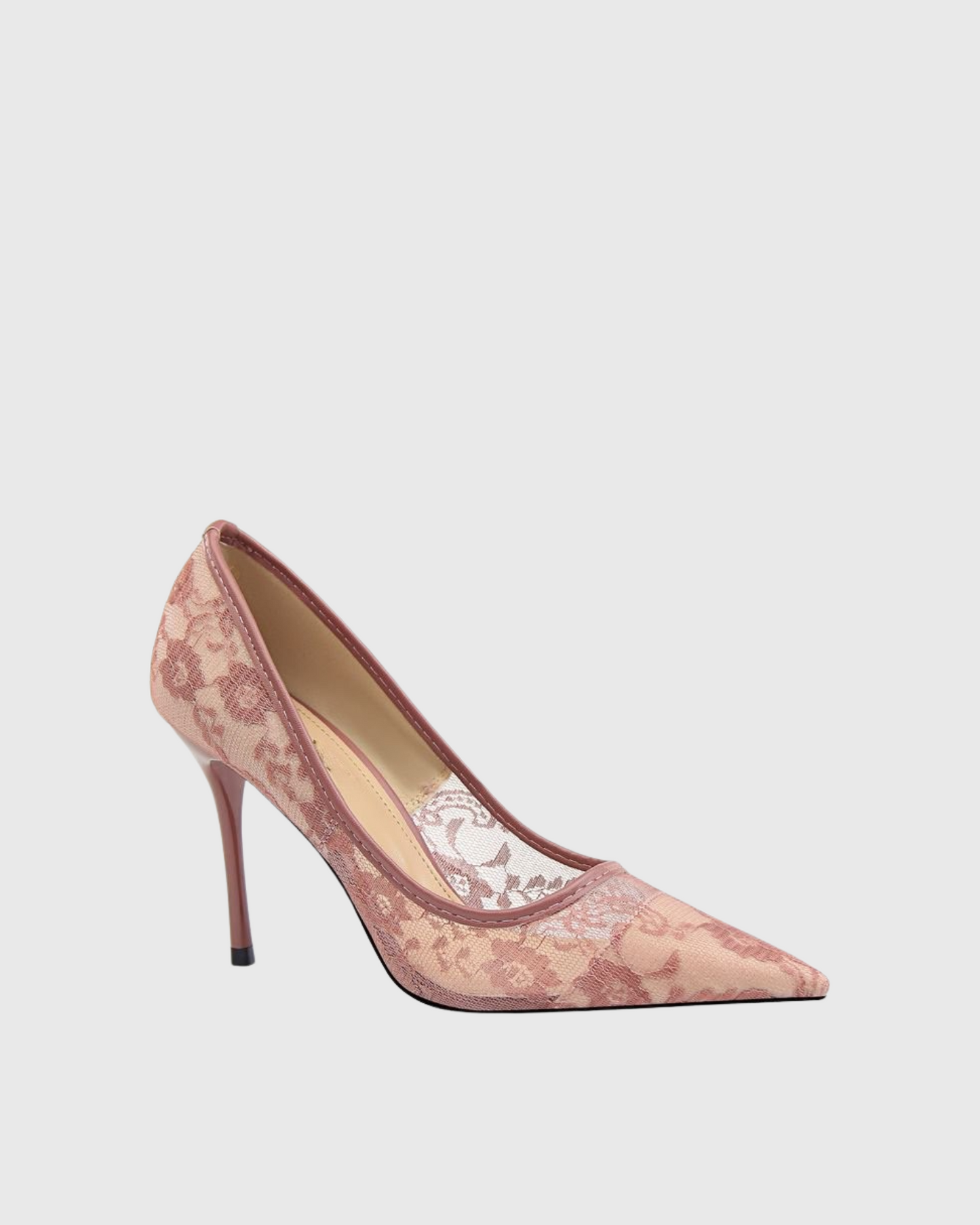 Saidi Lace Pumps In Pink