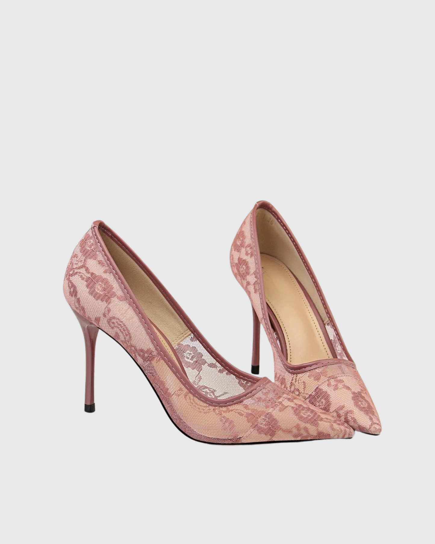 Saidi Lace Pumps In Pink