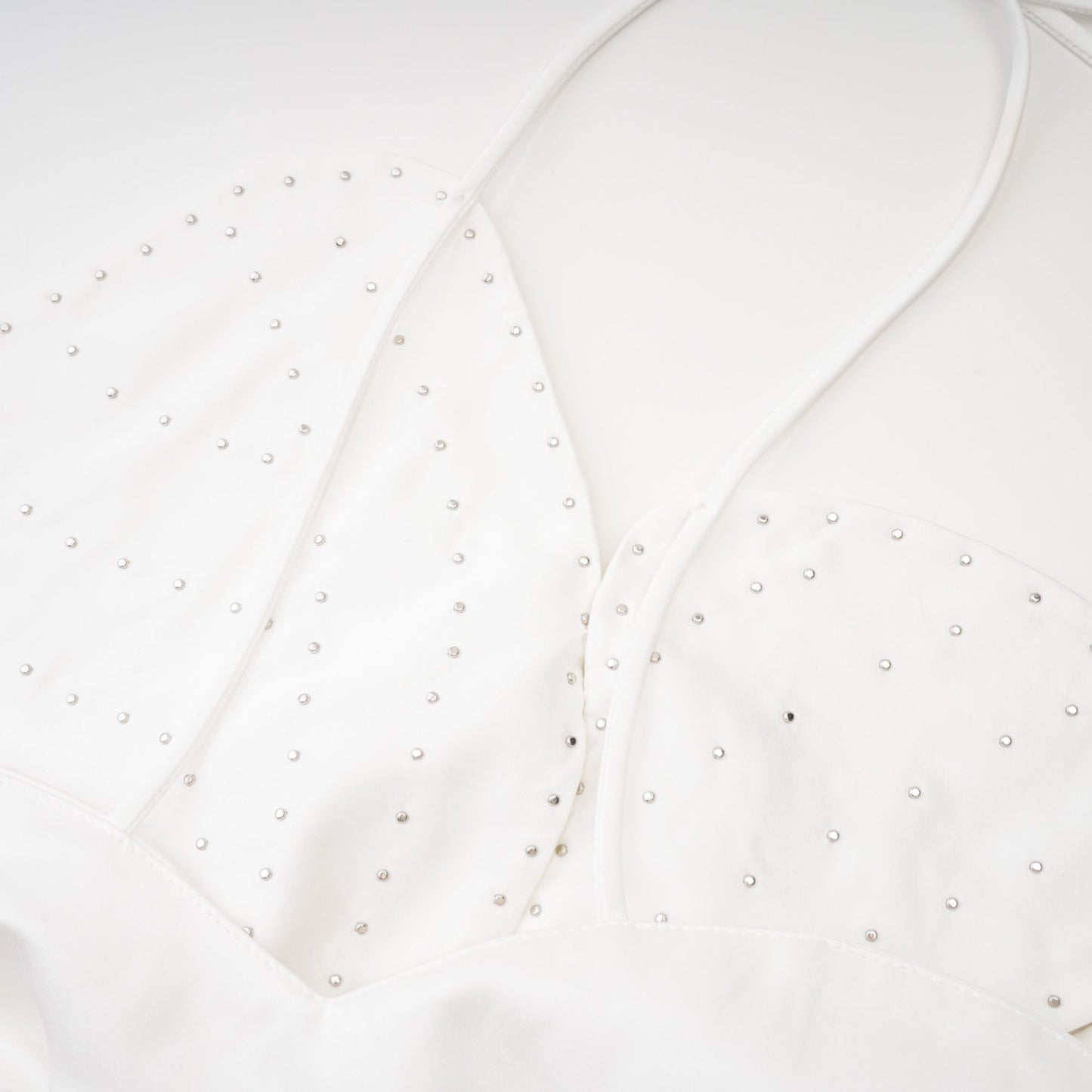 Maëlle faux-pearl embellished top