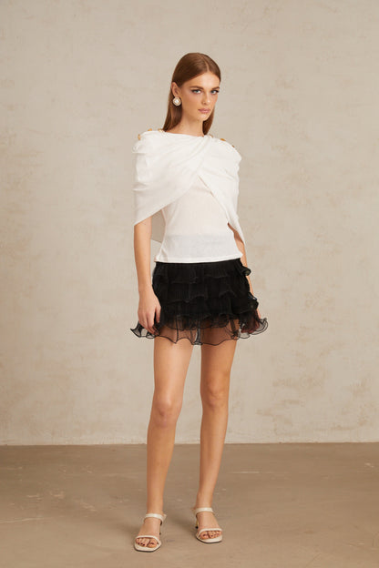 Vappu Color Block Ruched Co-ord Set