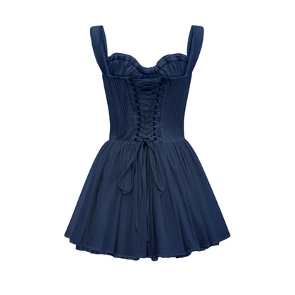 Camille white corset mini dress