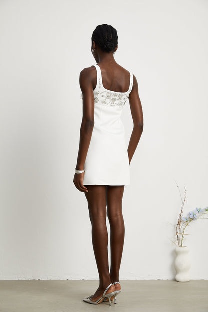 Ardelle Embellished Mini Dress