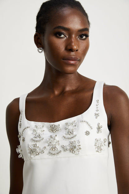 Ardelle Embellished Mini Dress