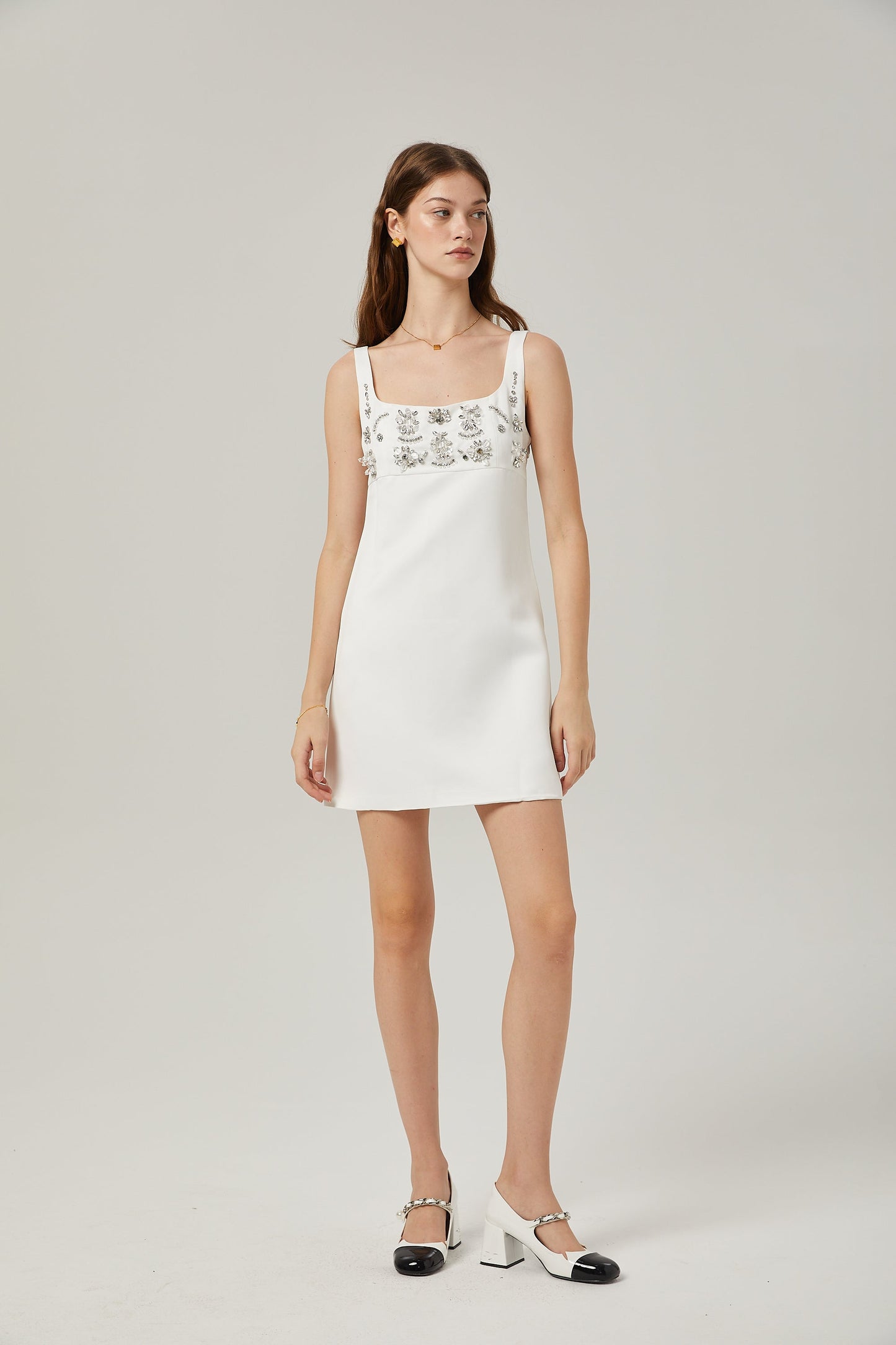 Ardelle Embellished Mini Dress
