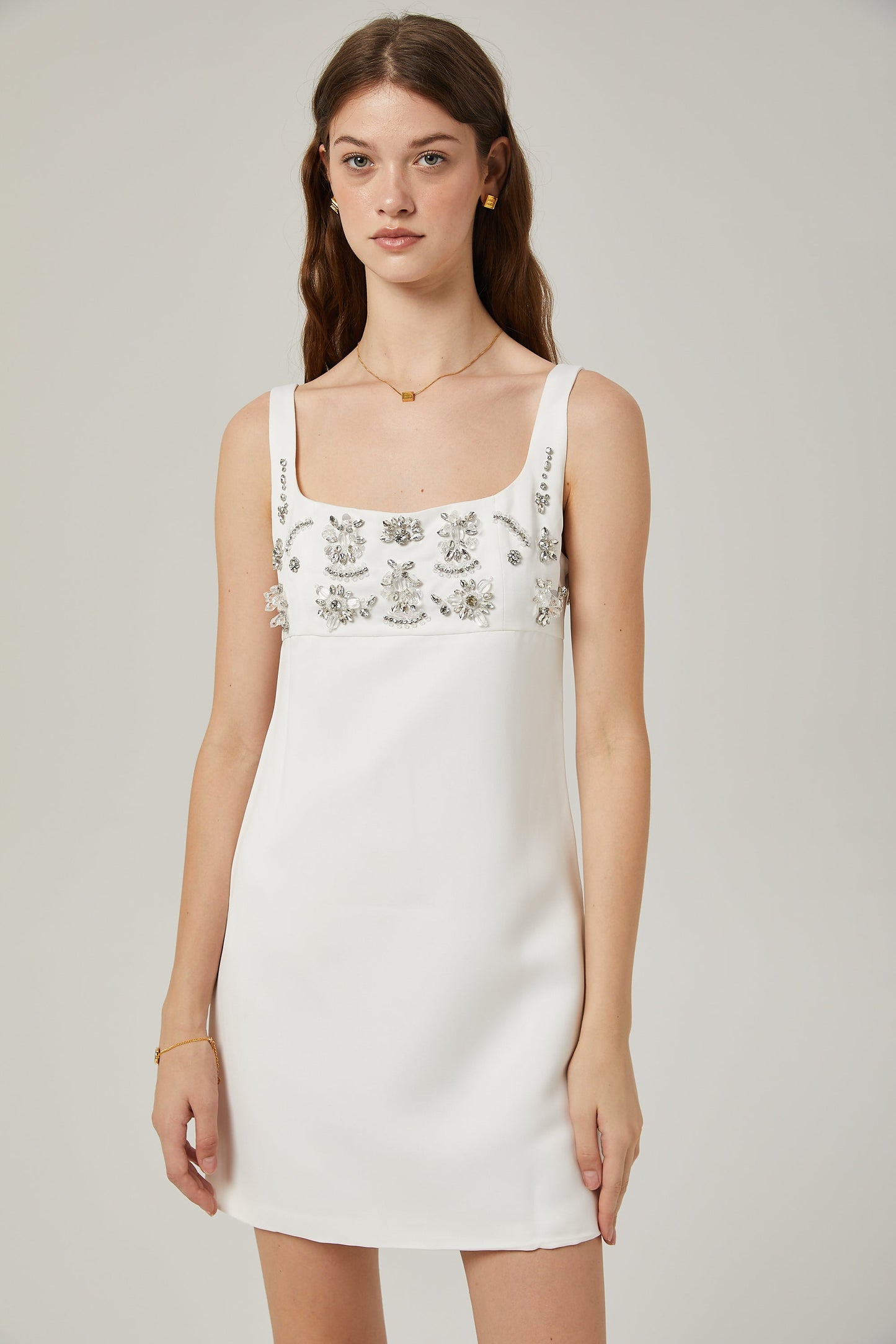 Ardelle Embellished Mini Dress