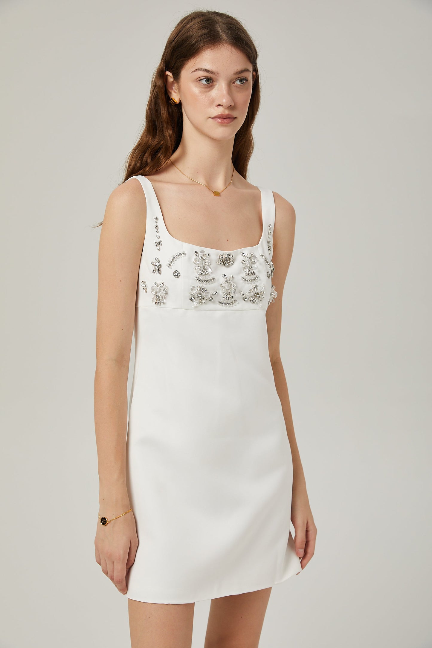 Ardelle Embellished Mini Dress