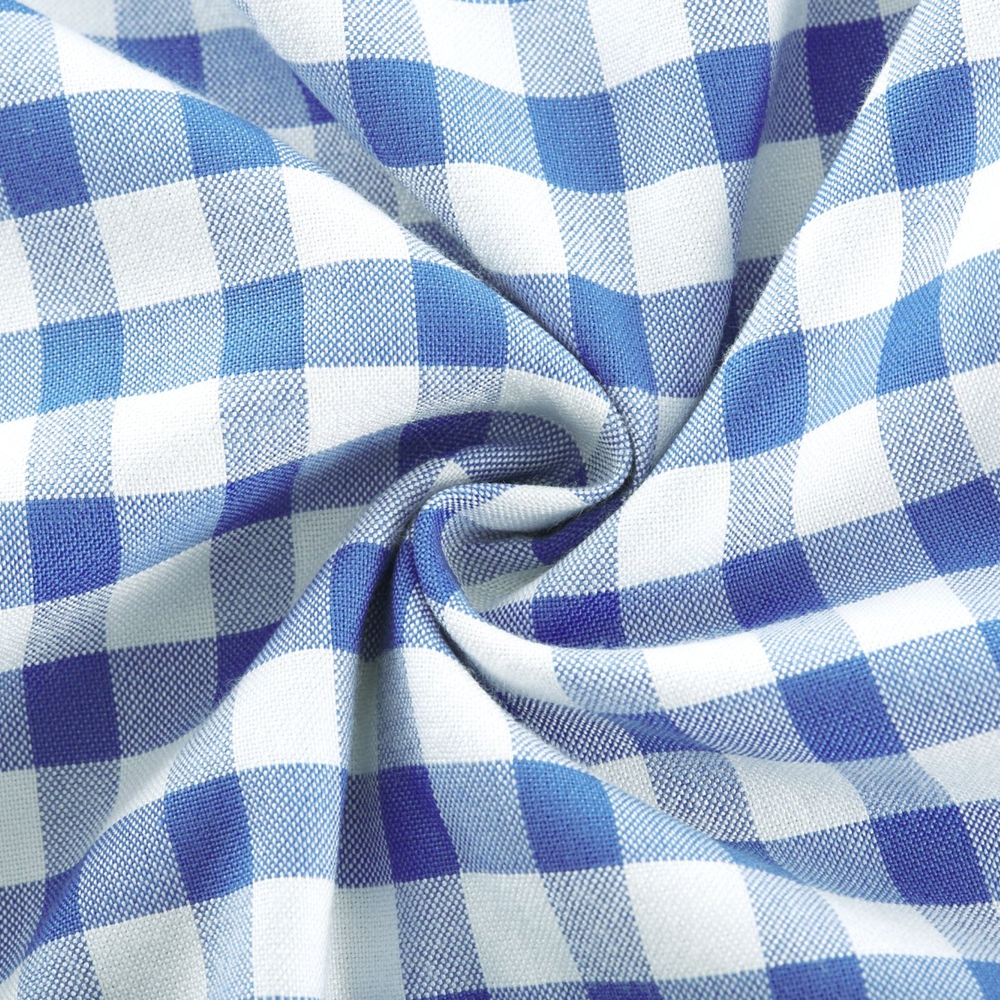 Diane blue gingham midi dress
