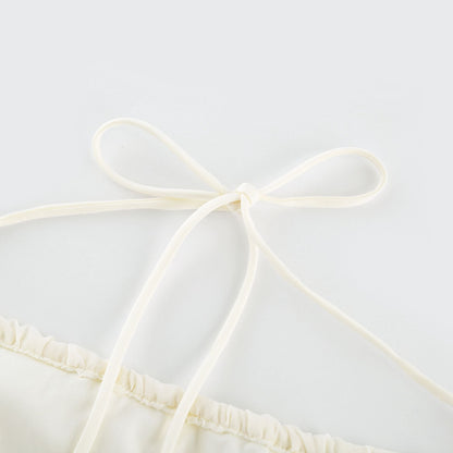 Alyssa pleated top & skirt matching set