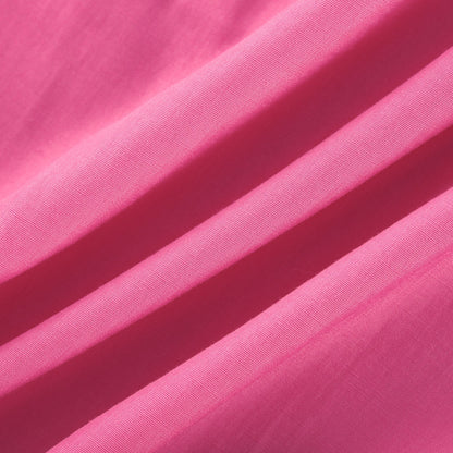 Mathilde pink ruffled top & skirt matching set