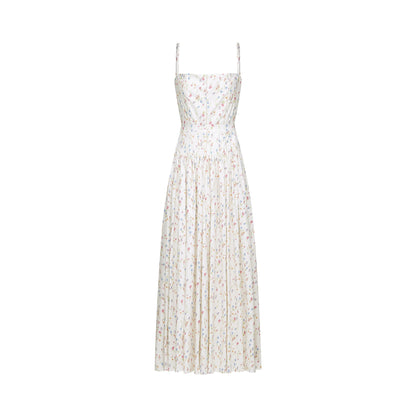 Raphaëlle floral-print pleated midi dress