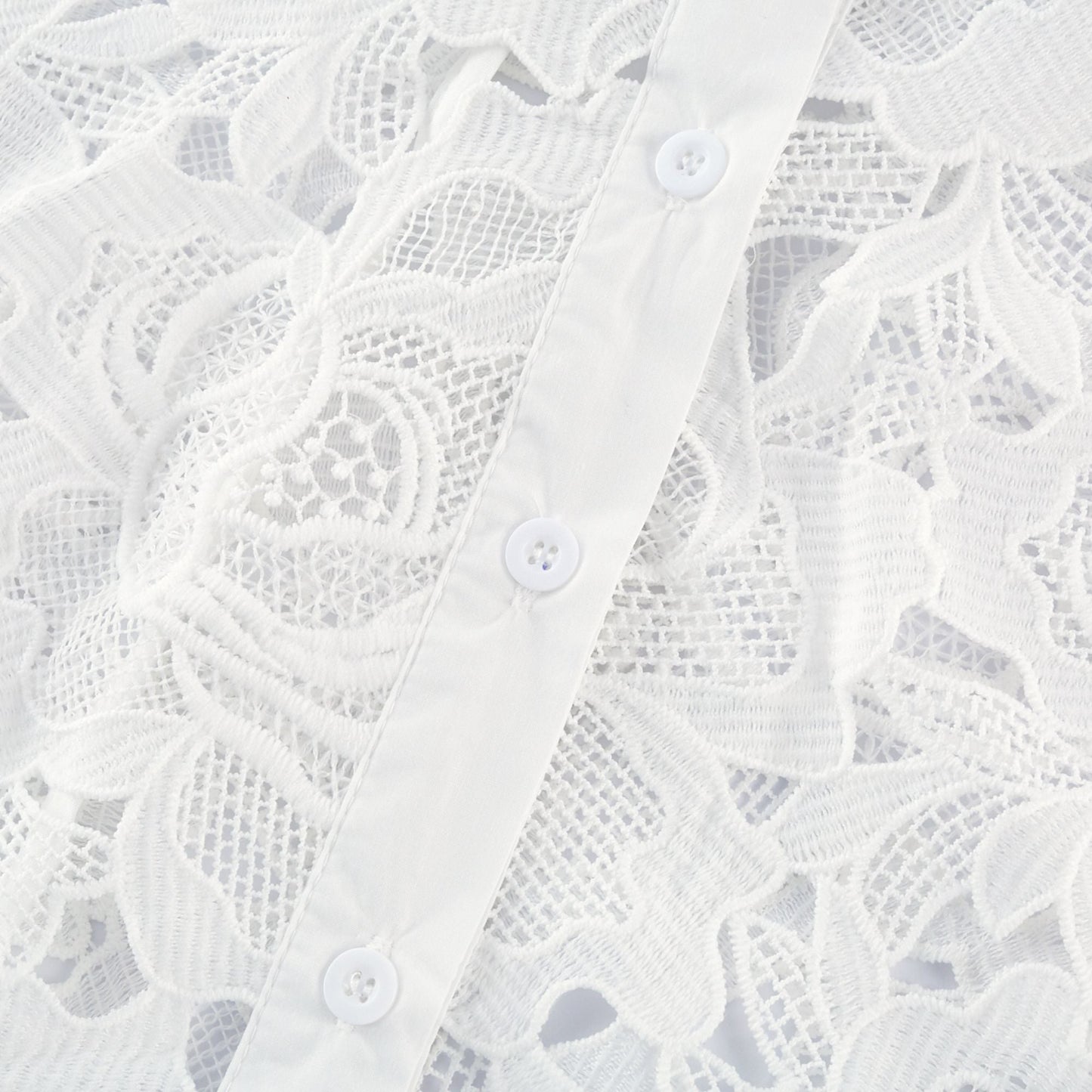Noémie floral-embroidered midi dress in White