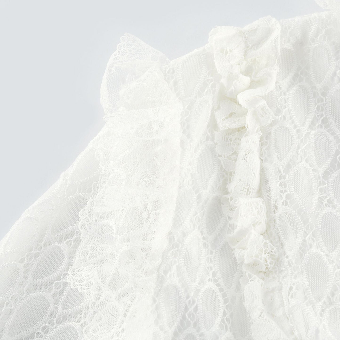 Aimée layered cut-out lace embroidered midi dress