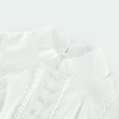Coline lace floral-embroidered midi dress