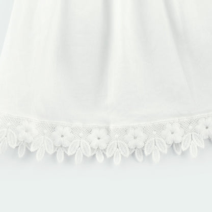 Coline lace floral-embroidered midi dress