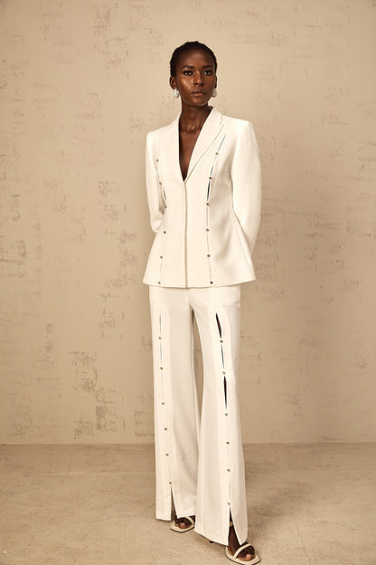 Frida Embellished Blazer & Trouser Pant Set