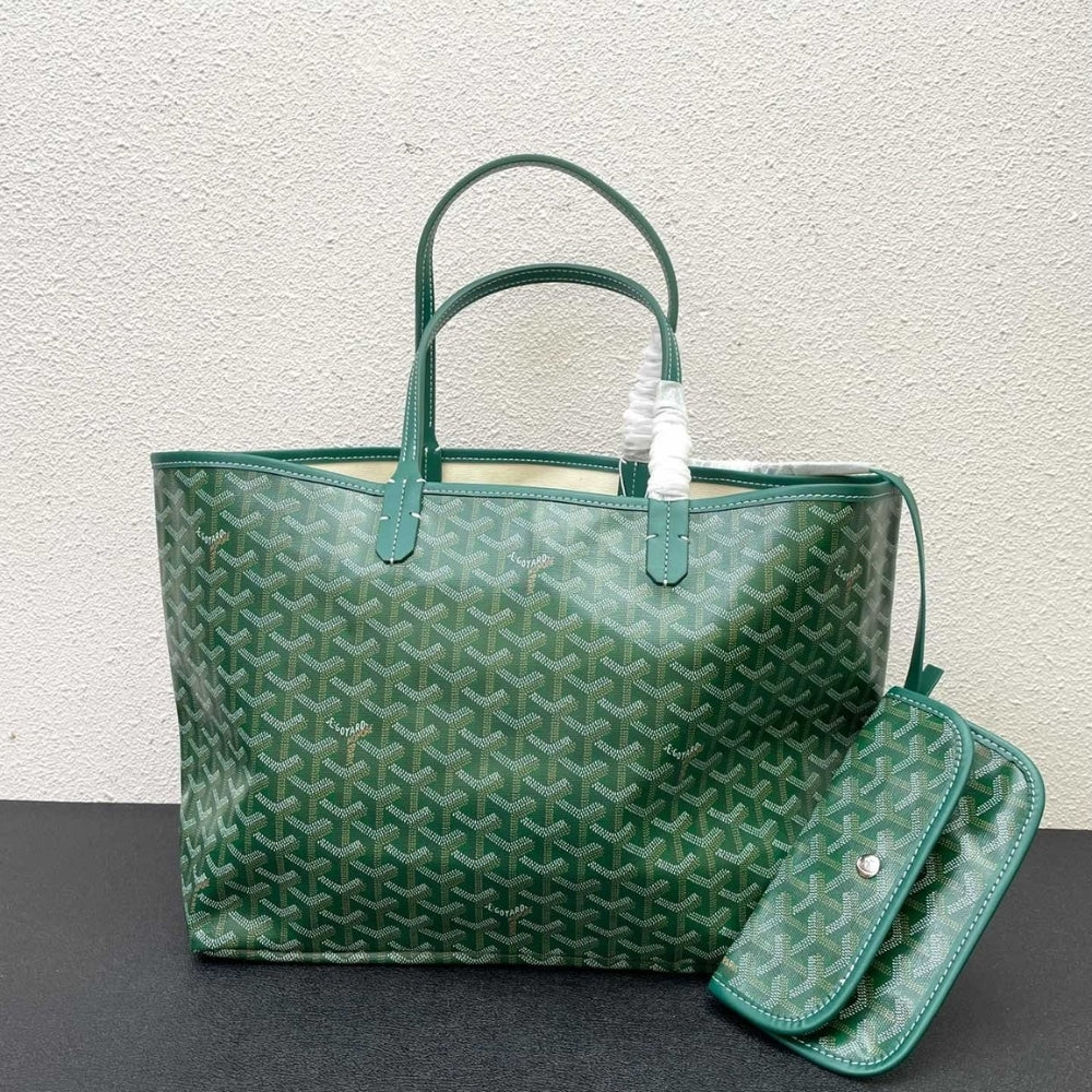 GOYARD SAINT LOUIS GM BAG GREEN 47CM STLOUIGMLTY09CL09P