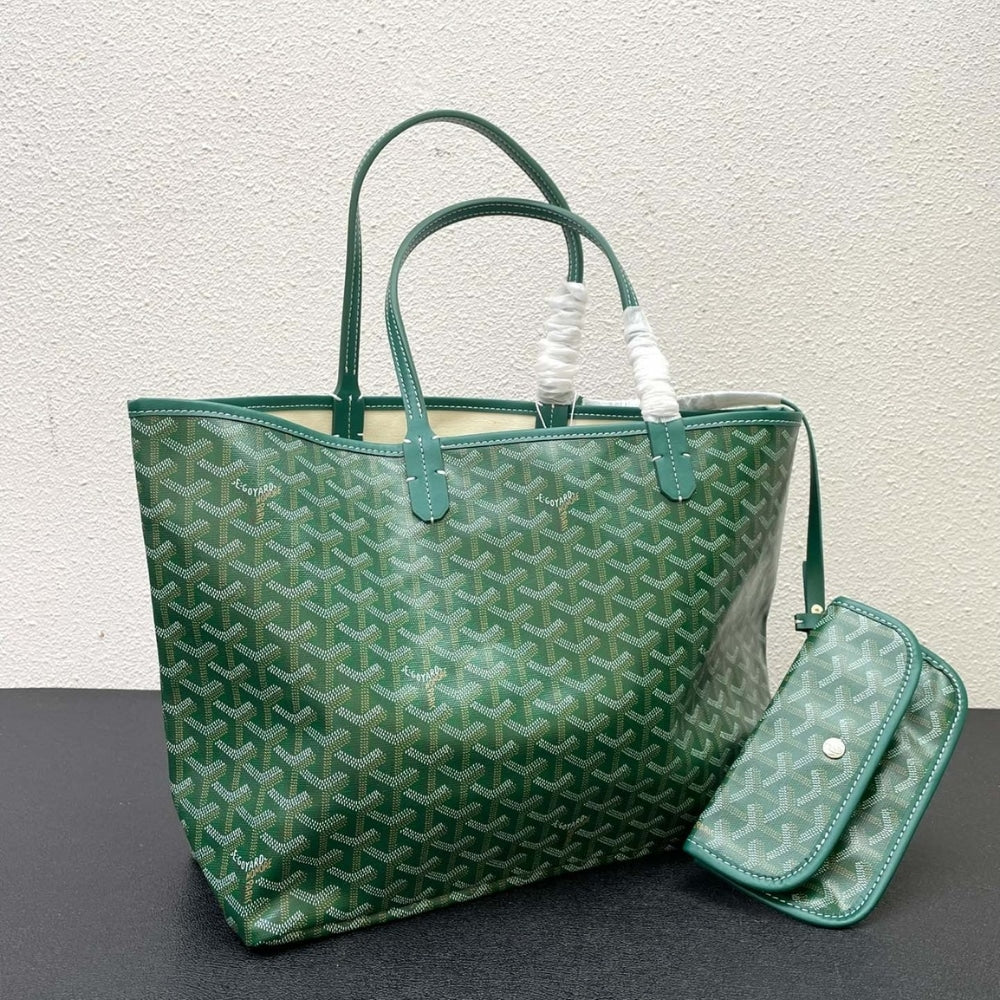 GOYARD SAINT LOUIS GM BAG GREEN 47CM STLOUIGMLTY09CL09P