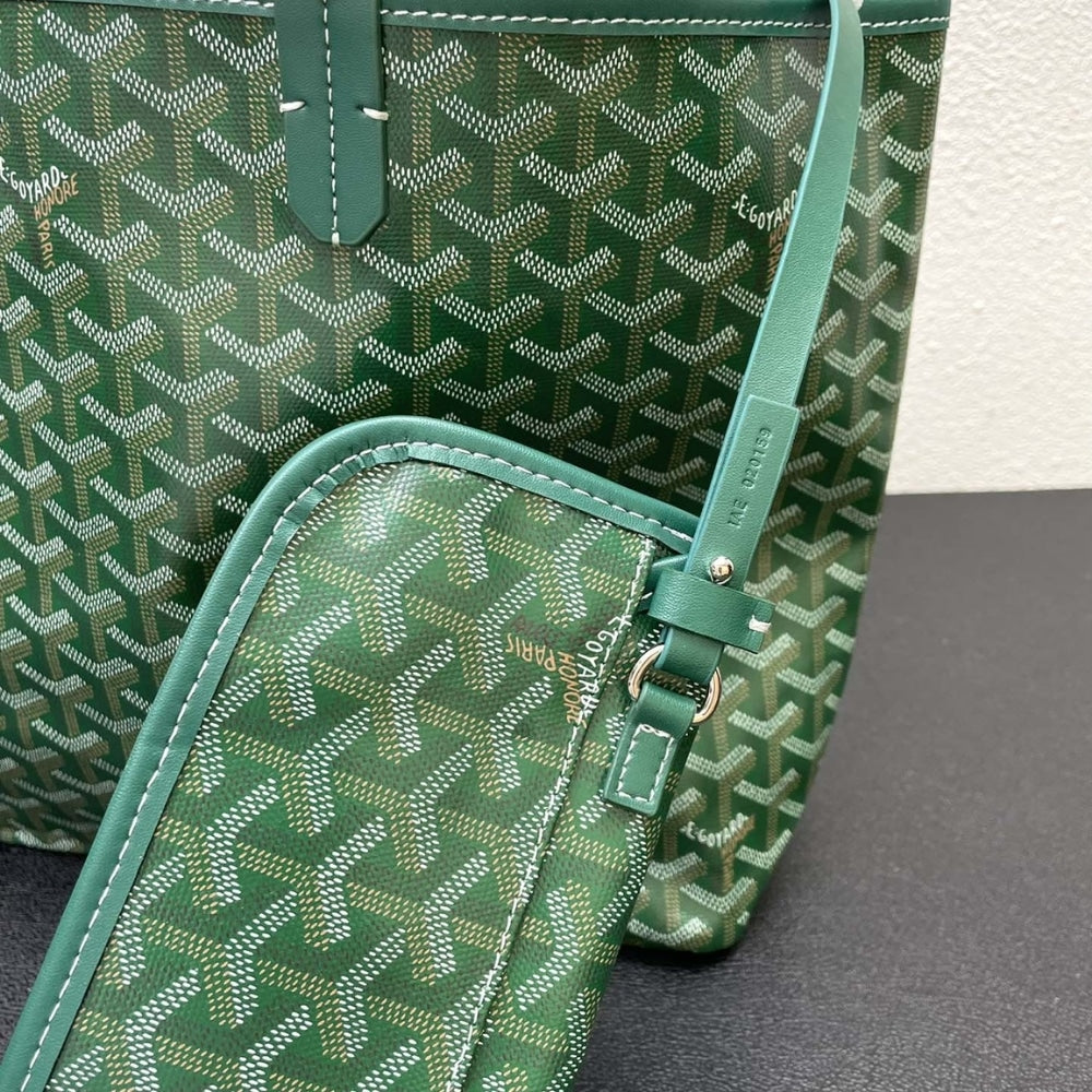 GOYARD SAINT LOUIS GM BAG GREEN 47CM STLOUIGMLTY09CL09P